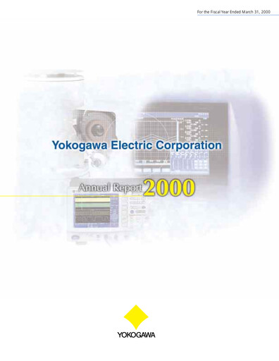 Vorschaubild Yokogawa Electric Corporation Jahresbericht 2000