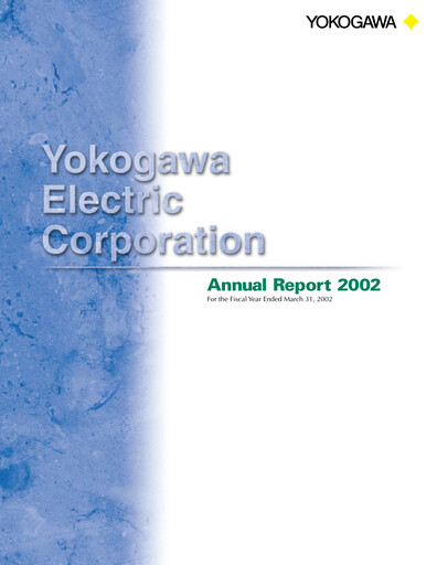 Vorschaubild Yokogawa Electric Corporation Jahresbericht 2002