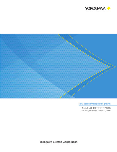 Vorschaubild Yokogawa Electric Corporation Jahresbericht 2006