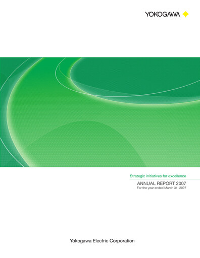 Vorschaubild Yokogawa Electric Corporation Jahresbericht 2007