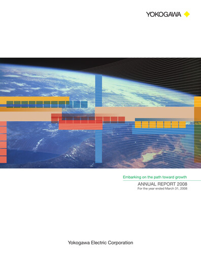 Vorschaubild Yokogawa Electric Corporation Jahresbericht 2008