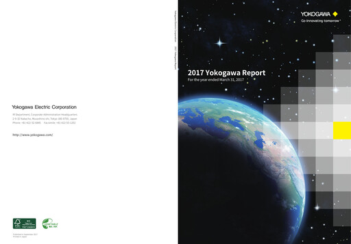 Vorschaubild Yokogawa Electric Corporation Jahresbericht 2017