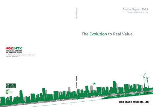 Miniature Niterra Rapport annuel 2015