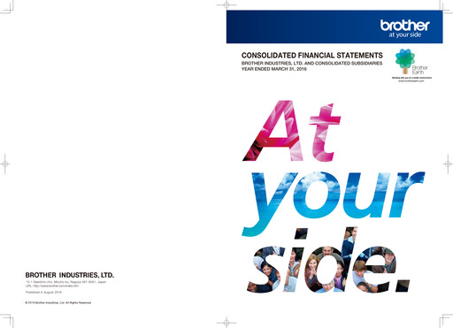 Thumbnail Brother Industries Financial Statement 2016