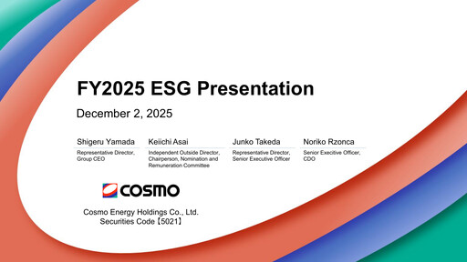 Thumbnail Cosmo Energy Holdings ESG Report 2025