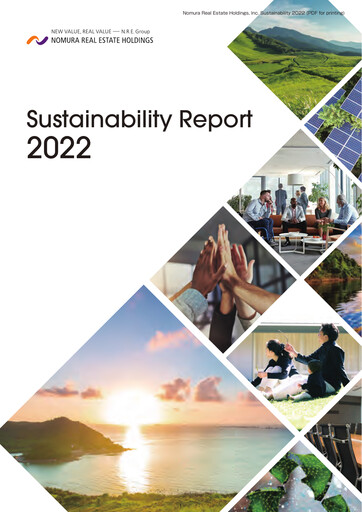Thumbnail Nomura Real Estate Holdings Sustainability Report 2022