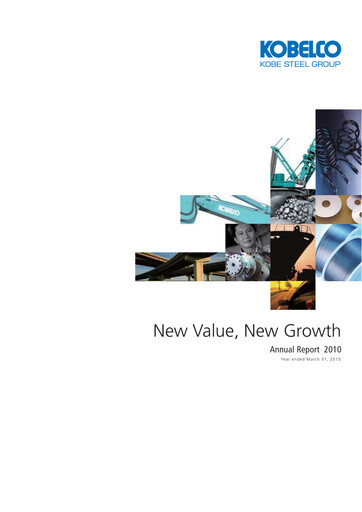 Thumbnail Kobe Steel Annual Report 2010