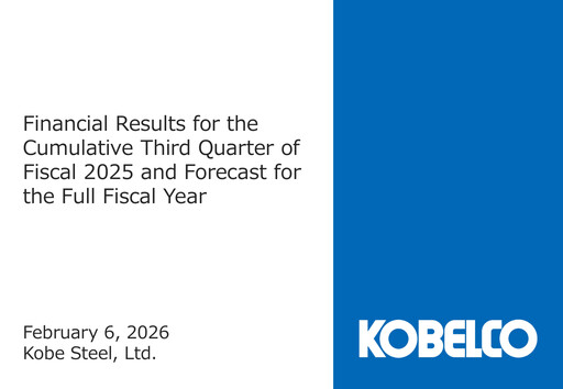 Thumbnail Kobe Steel Quarterly Report 2025-q3