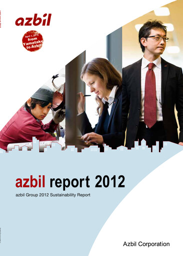 Miniature Azbil Corporation Rapport annuel 2012