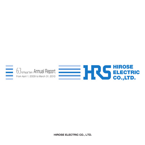 Thumbnail Hirose Electric Annual Report 2010