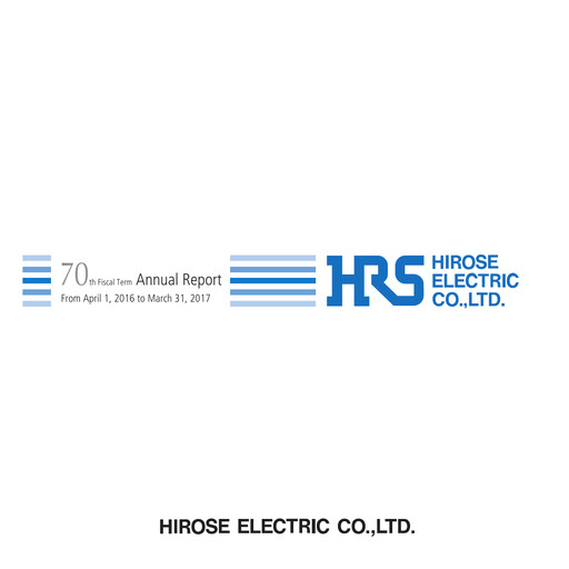 Thumbnail Hirose Electric Annual Report 2017