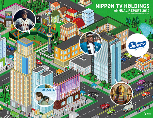 Vorschaubild Nippon Television Holdings Jahresbericht 2014