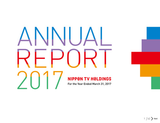 Vorschaubild Nippon Television Holdings Jahresbericht 2017