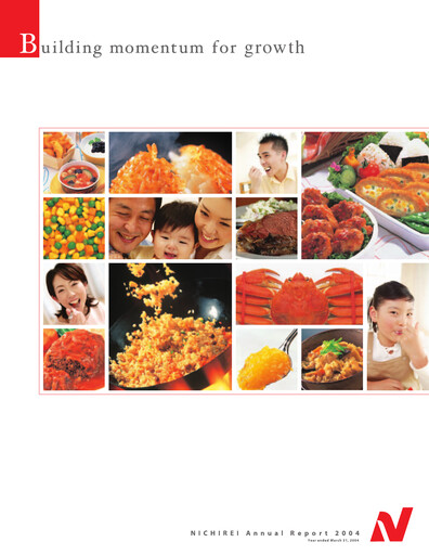 Thumbnail Nichirei Corporation Annual Report 2004