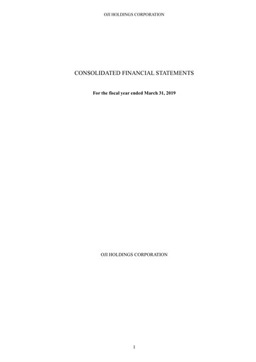 Vorschaubild Oji Holdings Finanzmitteilung fy2018