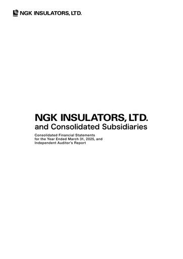 Thumbnail NGK Insulators Financial Statement fy2025
