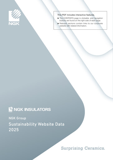 Thumbnail NGK Insulators Sustainability Report 2025