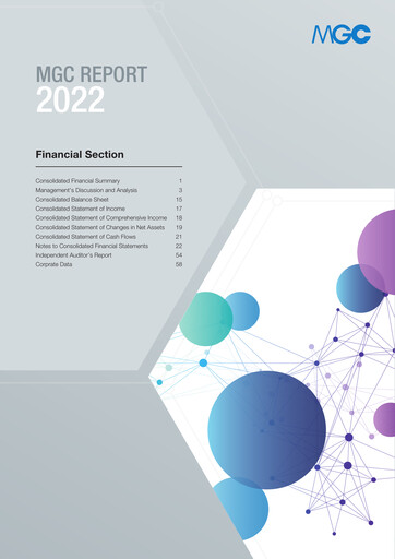 Thumbnail Mitsubishi Gas Chemical Company Financial Statement 2022