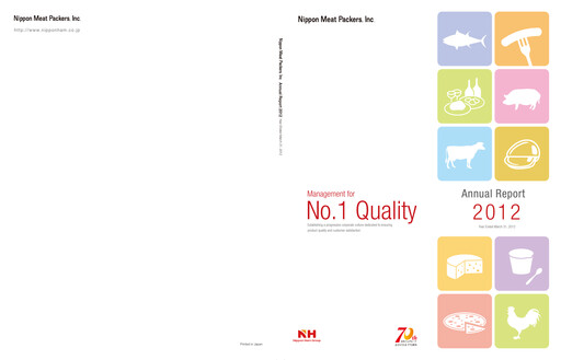 Miniature NH Foods (Nipponham) Rapport annuel 2012