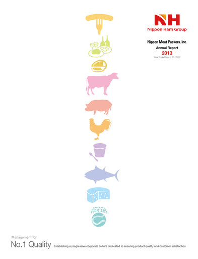 Miniature NH Foods (Nipponham) Rapport annuel 2013