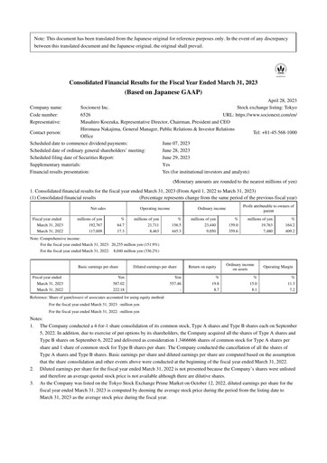 Thumbnail Socionext Financial Statement fy2023