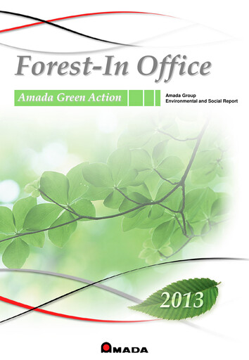 Thumbnail Amada Co., Ltd. ESG Report 2013