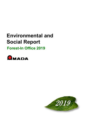 Thumbnail Amada Co., Ltd. ESG Report 2019