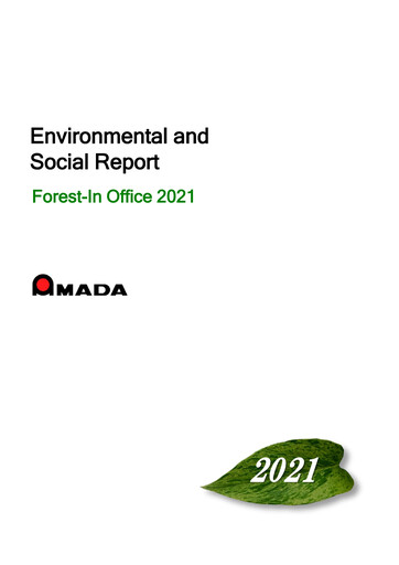 Thumbnail Amada Co., Ltd. ESG Report 2021