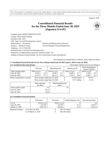 Thumbnail Marui Group Quarterly Report 2025-q1