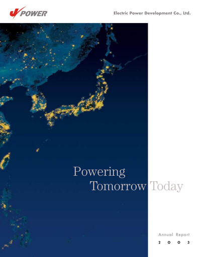 Thumbnail J-POWER (Electric Power Development) Annual Report 2003