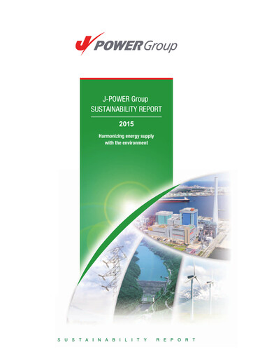 Miniature J-POWER (Electric Power Development) Rapport de durabilité 2015
