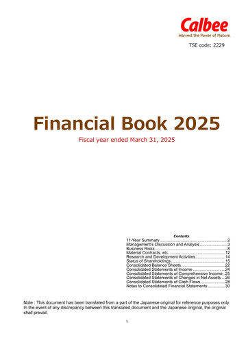 Thumbnail Calbee, Inc. Annual Report 2025