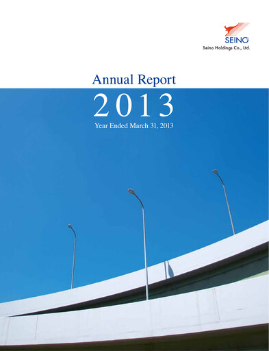 Thumbnail Seino Holdings Annual Report 2013