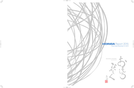 Thumbnail HORIBA Annual Report 2015