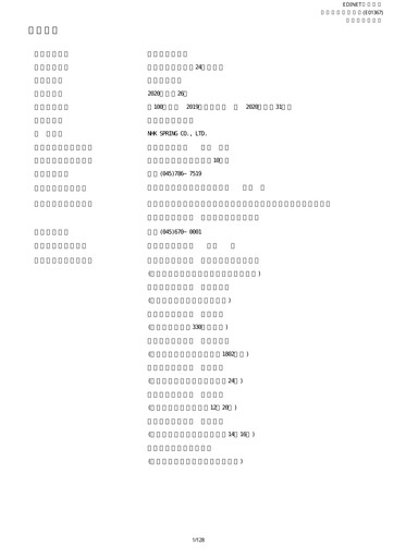 Thumbnail NHK Spring Annual Report fy2019