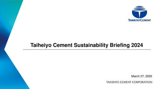 Thumbnail Taiheiyo Cement Sustainability Report 2024