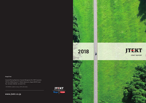 Thumbnail JTEKT Corporation Annual Report 2018