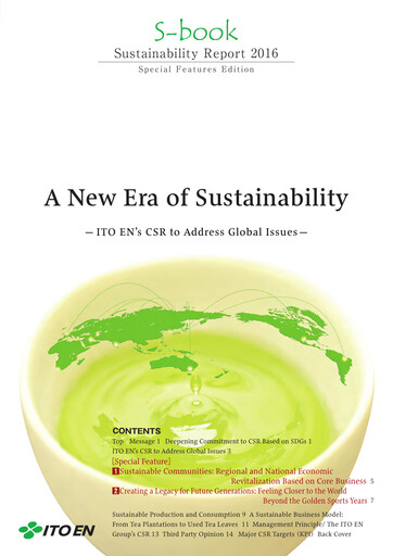 Thumbnail Ito En, Ltd. Sustainability Report 2015-2016