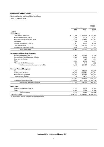 Thumbnail Kamigumi Financial Statement 2009
