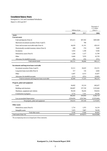 Thumbnail Kamigumi Financial Statement 2018