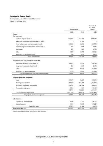 Thumbnail Kamigumi Financial Statement 2020