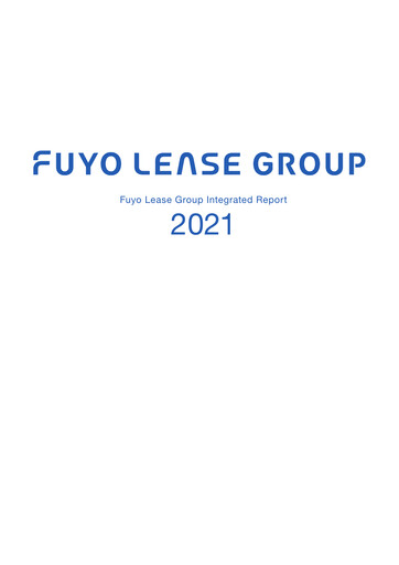 Thumbnail Fuyo General Lease Annual Report 2021