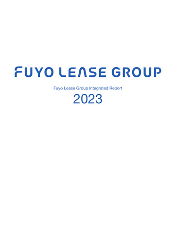 Thumbnail Fuyo General Lease Annual Report 2023