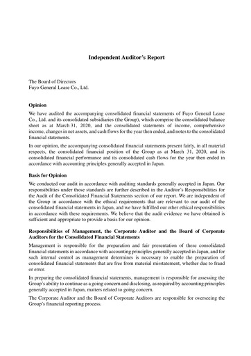 Thumbnail Fuyo General Lease Financial Statement fy2019