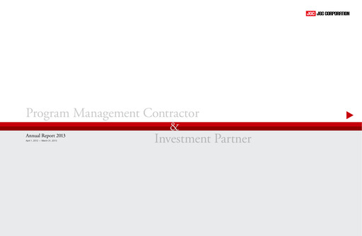 Thumbnail JGC Holdings Annual Report 2013