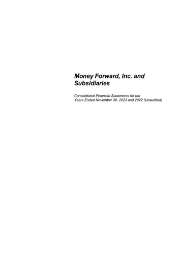 Thumbnail Money Forward Financial Statement fy2023
