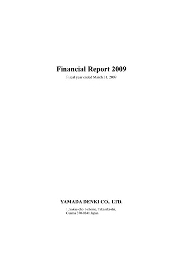Thumbnail Yamada Holdings Financial Statement fy2009