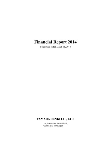 Thumbnail Yamada Holdings Financial Statement fy2014