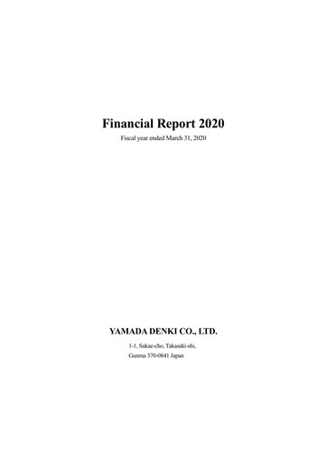 Thumbnail Yamada Holdings Financial Statement fy2020