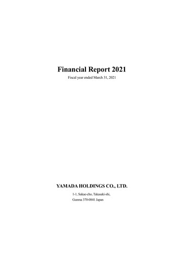 Thumbnail Yamada Holdings Financial Statement fy2021